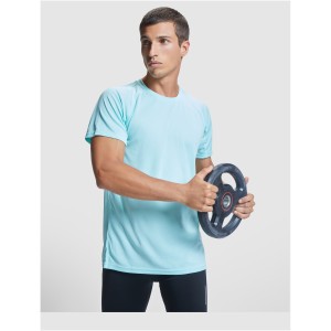 Roly Bahrain frfi sportpl, Fluor Coral (T-shirt, pl, kevertszlas, mszlas)