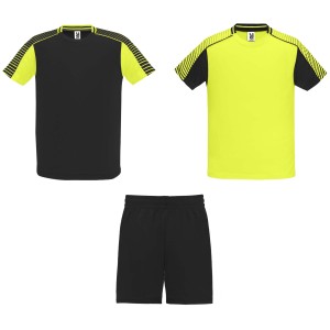 Roly Juve gyerek sport szett, fluor yellow, solid black