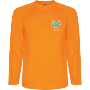 Roly Montecarlo hosszujj frfi sportpl, Fluor Orange (T-shirt, pl, kevertszlas, mszlas)