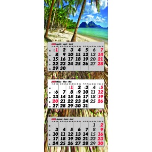 Spedit�r (3 r�szes) sz�nes h�tlap, Szigetek